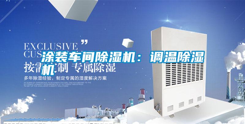 涂裝車間除濕機：調溫除濕機