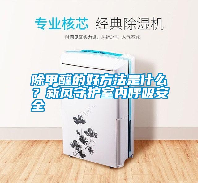 除甲醛的好方法是什么？新風守護室內(nèi)呼吸安全