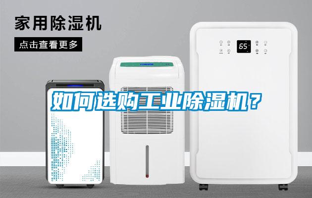 如何選購工業除濕機?