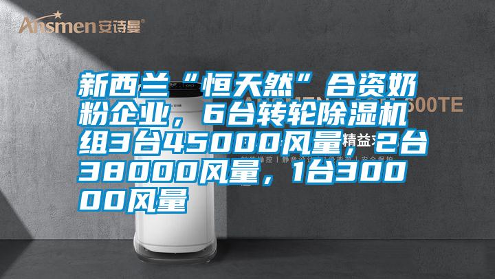 新西蘭“恒天然”合資奶粉企業，6臺轉輪除濕機組3臺45000風量，2臺38000風量，1臺30000風量
