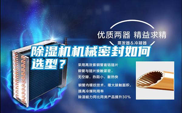 除濕機機械密封如何選型？