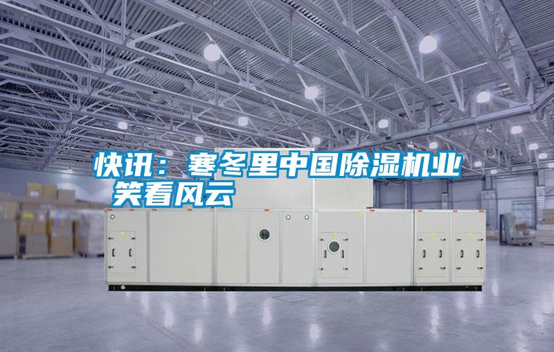 快訊:寒冬里中國除濕機業 笑看風云