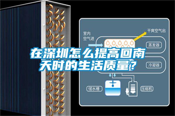 在深圳怎么提高回南天時的生活質量?