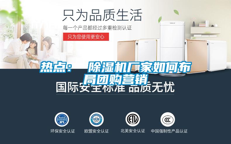 熱點(diǎn): 除濕機(jī)廠家如何布局團(tuán)購(gòu)營(yíng)銷(xiāo)