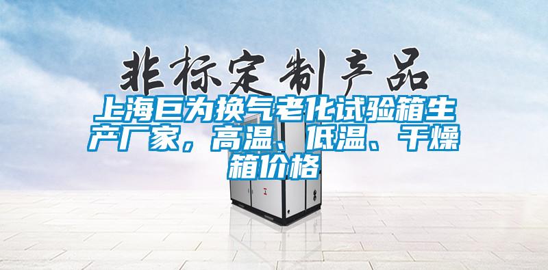 上海巨為換氣老化試驗箱生產廠家,高溫、低溫、干燥箱價格
