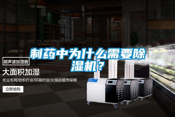制藥中為什么需要除濕機？