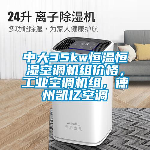 中大35kw恒溫恒濕空調機組價格，工業空調機組，德州凱億空調