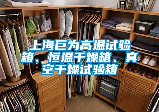 上海巨為高溫試驗(yàn)箱、恒溫干燥箱、真空干燥試驗(yàn)箱