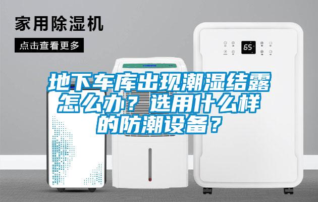 地下車庫出現(xiàn)潮濕結露怎么辦？選用什么樣的防潮設備？
