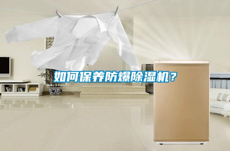 如何保養(yǎng)防爆除濕機(jī)？