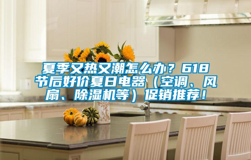 夏季又熱又潮怎么辦？618節(jié)后好價夏日電器（空調(diào)、風(fēng)扇、除濕機(jī)等）促銷推薦！