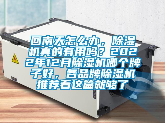 回南天怎么辦,除濕機(jī)真的有用嗎?2022年12月除濕機(jī)哪個(gè)牌子好,各品牌除濕機(jī)推薦看這篇就夠了