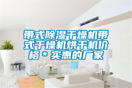 帶式除濕干燥機(jī)帶式干燥機(jī)烘干機(jī)價格＊實(shí)惠的廠家
