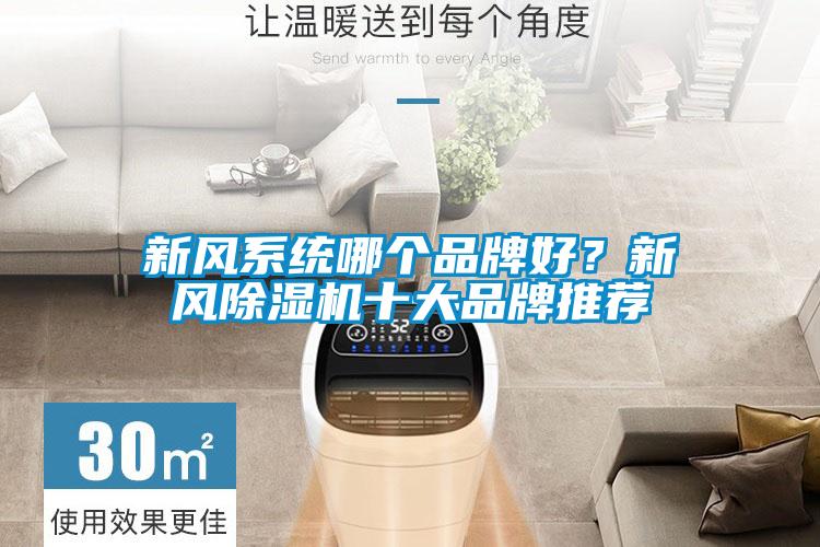 新風系統哪個品牌好?新風除濕機十大品牌推薦