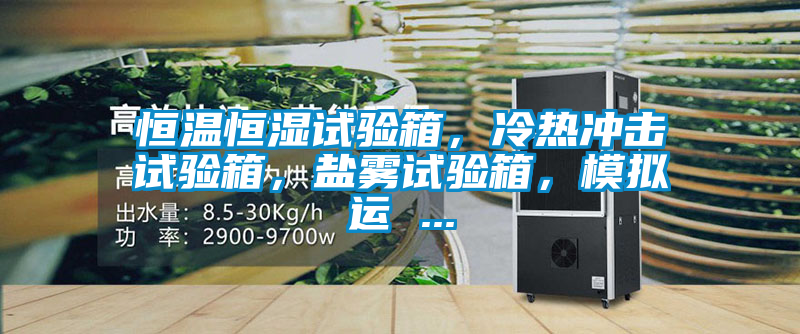 恒溫恒濕試驗箱，冷熱沖擊試驗箱，鹽霧試驗箱，模擬運 ...